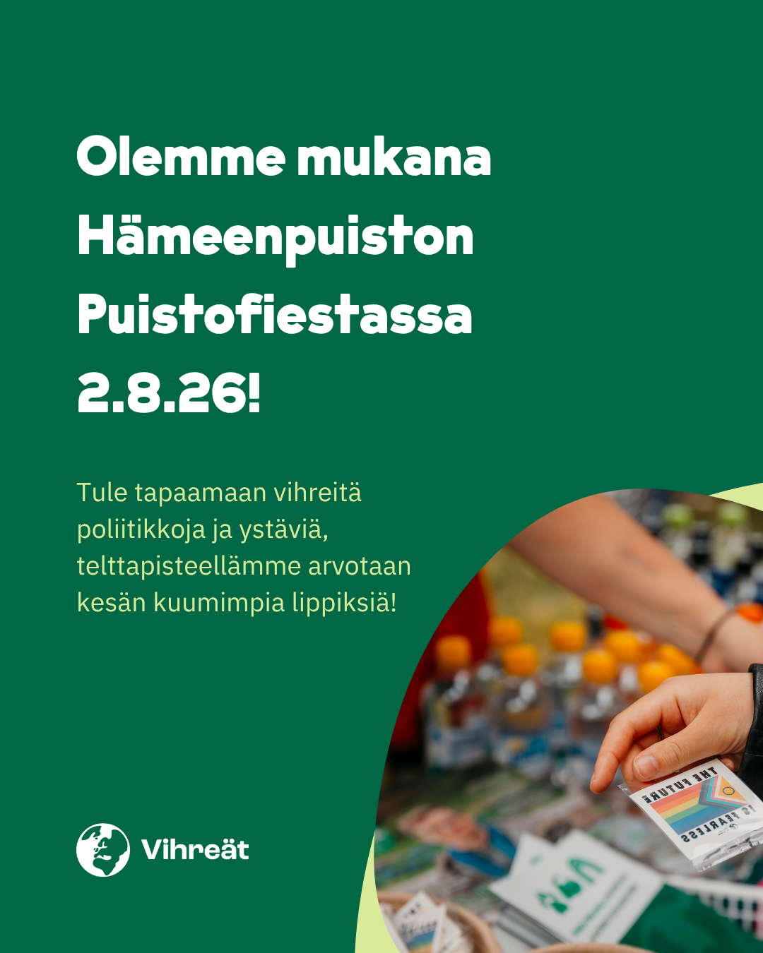 Hämeenpuiston Puistofiesta 2.8.2026